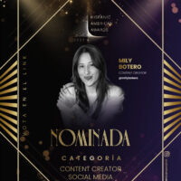 Mily botero Nominate to Hispanic America Awards